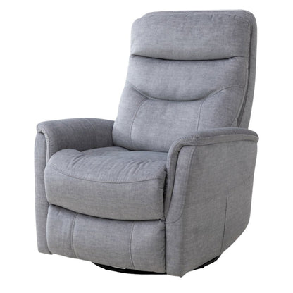Capri Silver Recliner Nursery Glider  – Elegant Boucle Chairs for Comfort