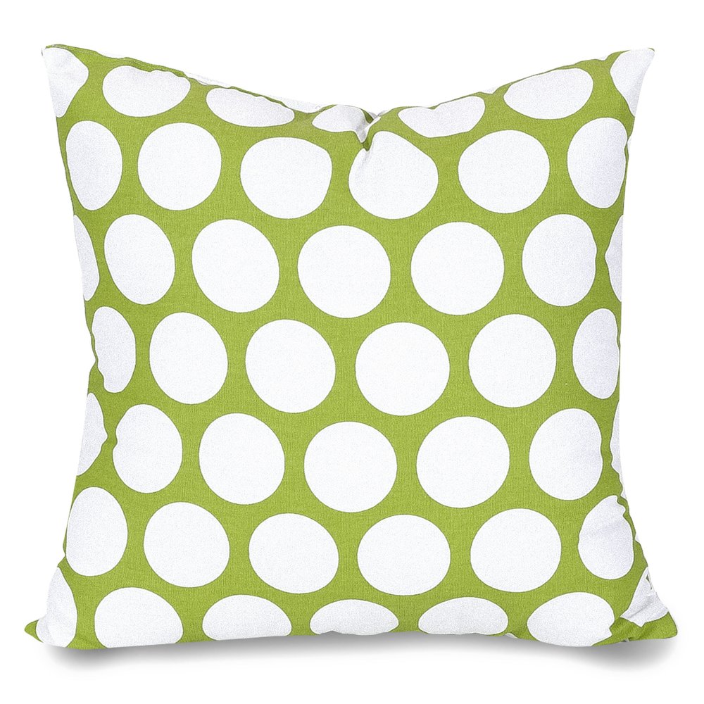 Majestic Home Goods Pillow 20x20 Polka Dot (Large) Hot Green