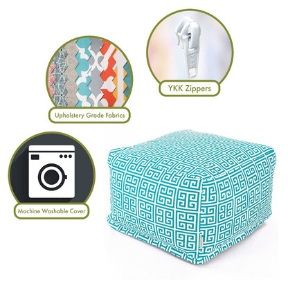 Majestic Home Goods Ottoman Pouf Towers Pacific