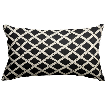 Majestic Home Goods Pillow 12x20 Bamboo Black
