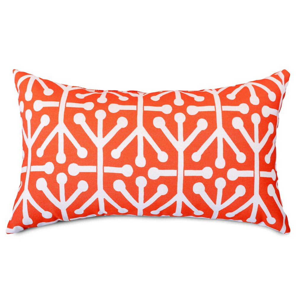Majestic Home Goods Pillow 12x20 Aruba Orange