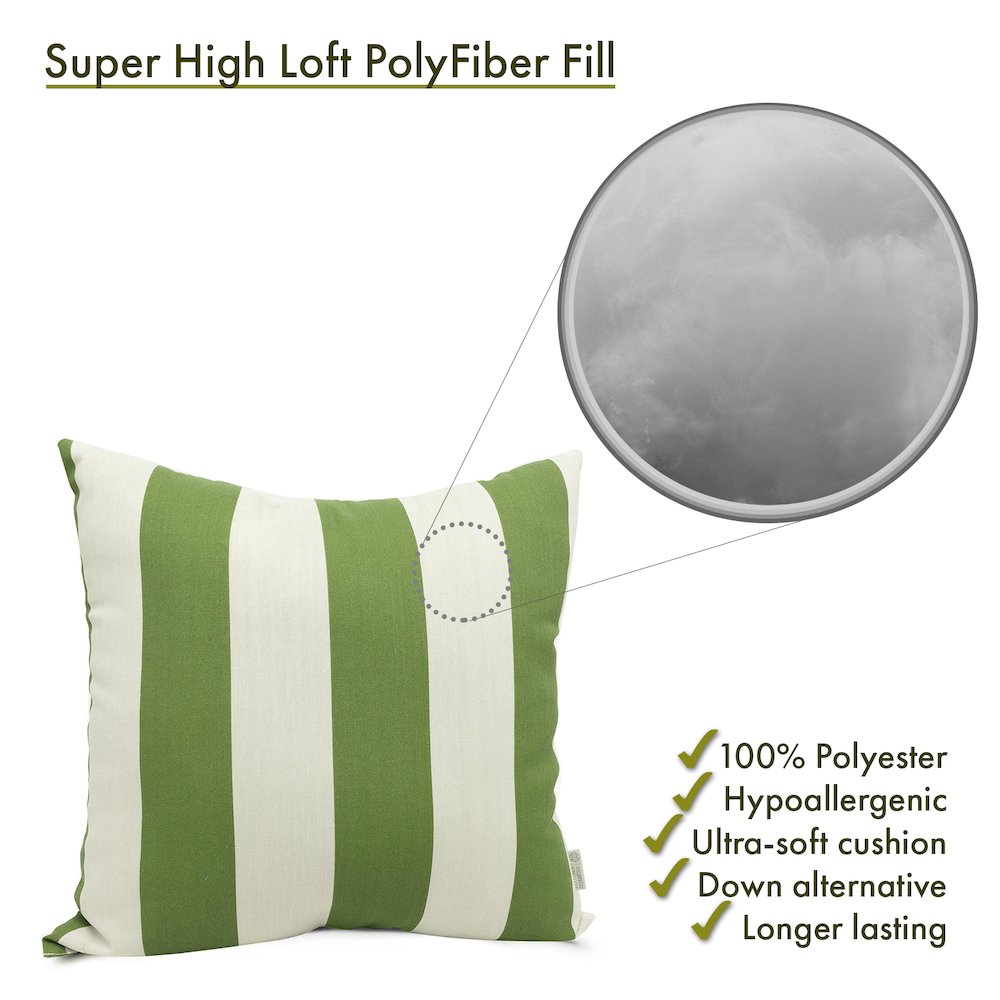Majestic Home Goods Pillow 20x20 Vertical Stripe Sage