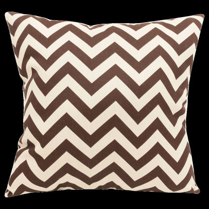 Majestic Home Goods Pillow 20x20 Chevron Chocolate