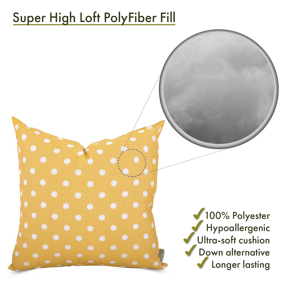 Majestic Home Goods Pillow 20x20 Ikat Dot Citrus