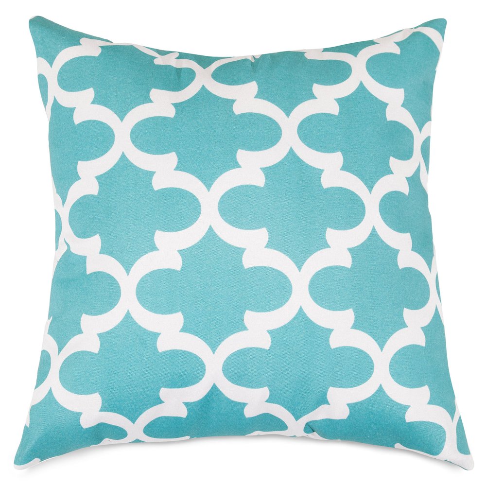 Majestic Home Goods Pillow 20x20 Trellis Teal