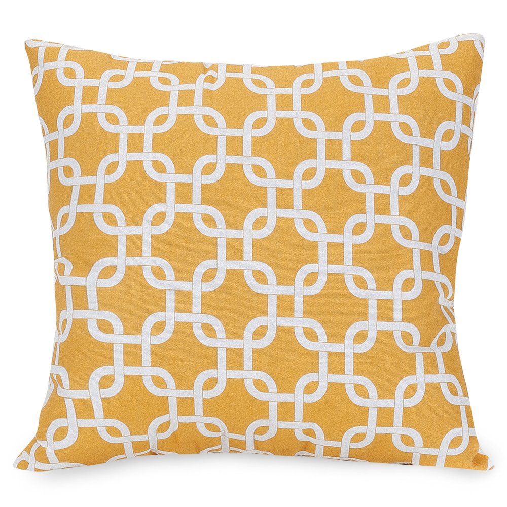Majestic Home Goods Pillow 24x24 Links Yellow