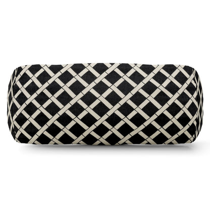 Majestic Home Goods Bolster Pillow Bamboo Black