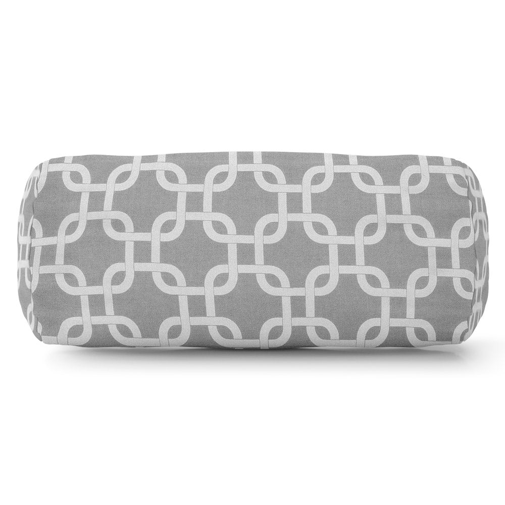 Majestic Home Goods Bolster Pillow Links Gray