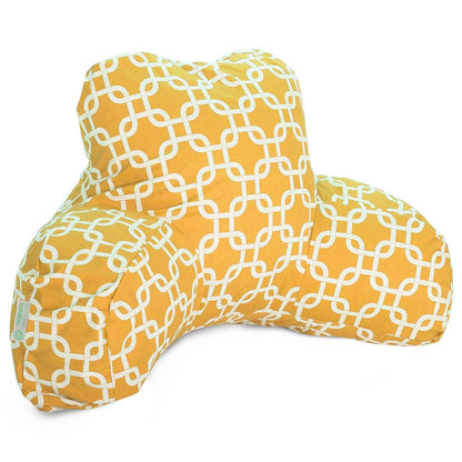 Majestic Home Goods Reading Pillow Links Yellow
