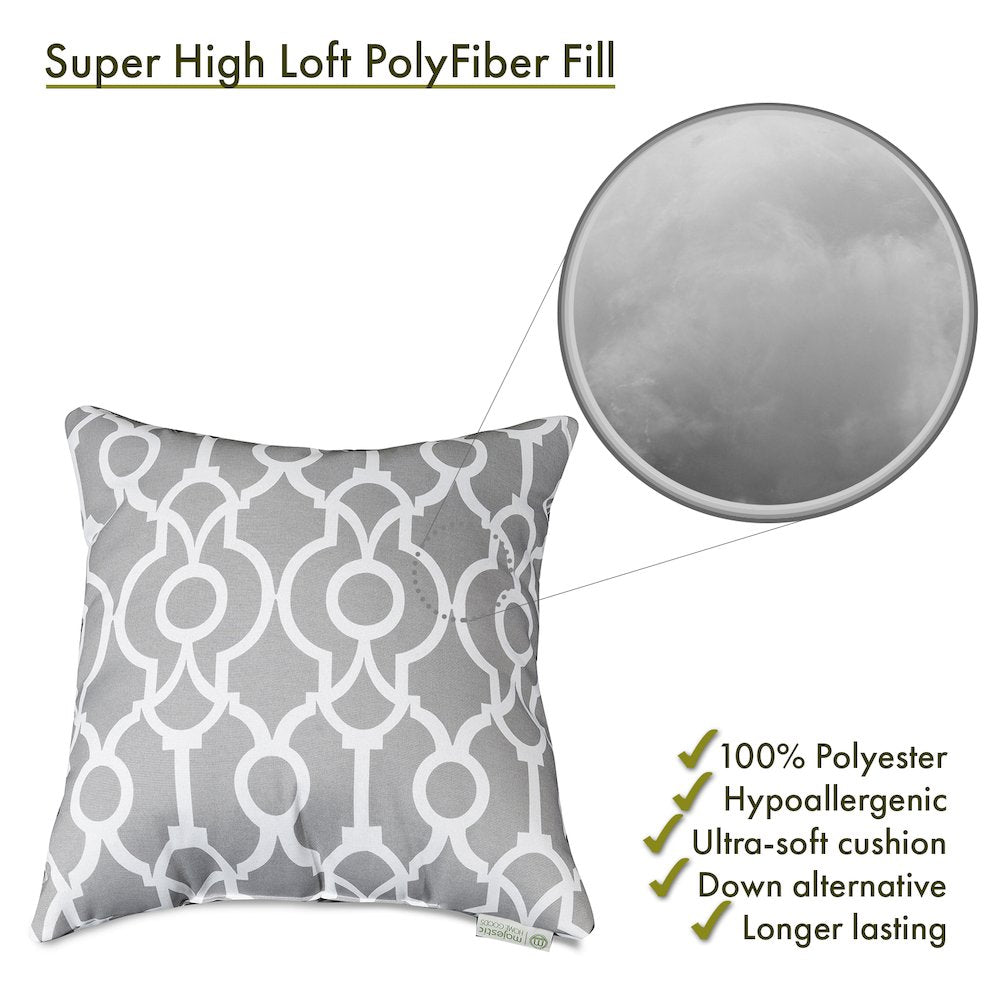 Majestic Home Goods Pillow 20x20 Athens Gray
