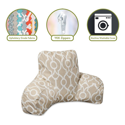 Majestic Home Goods Reading Pillow Athens Sand