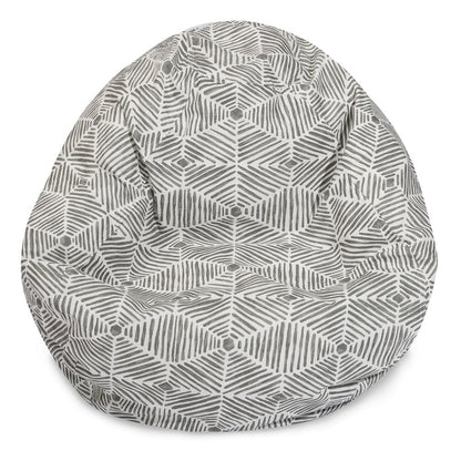 Majestic Home Goods Small Bean Bag Charlie Gray