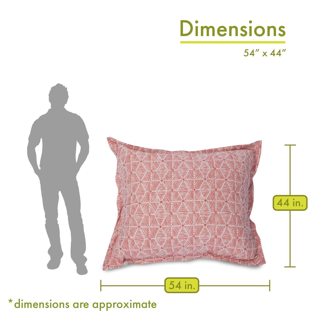 Majestic Home Goods Floor Pillow Charlie Salmon