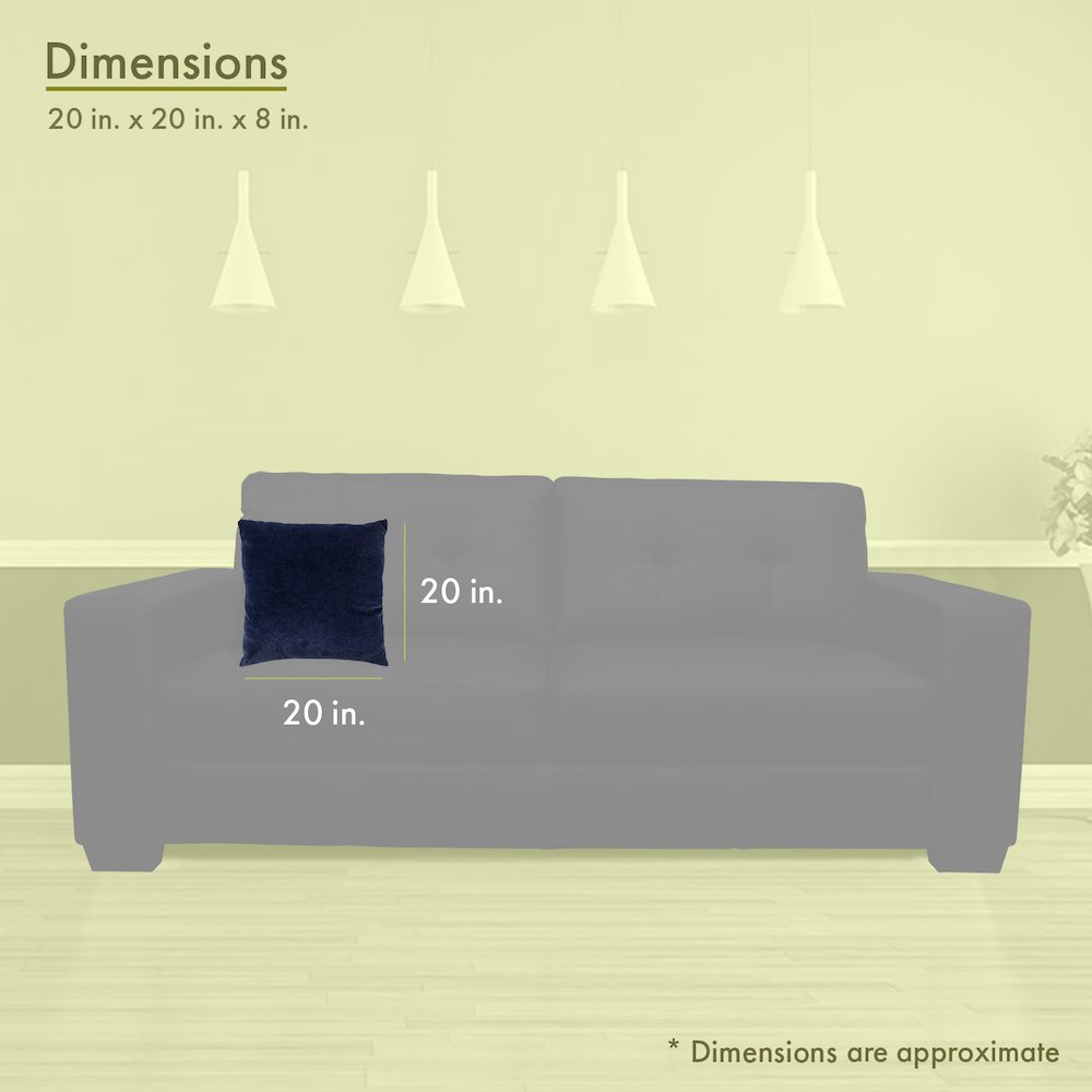 Majestic Home Goods Pillow 20x20 Villa Navy