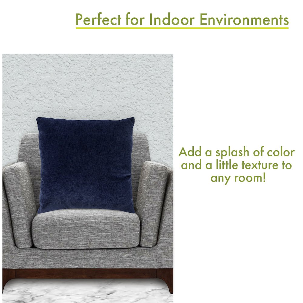 Majestic Home Goods Pillow 20x20 Villa Navy