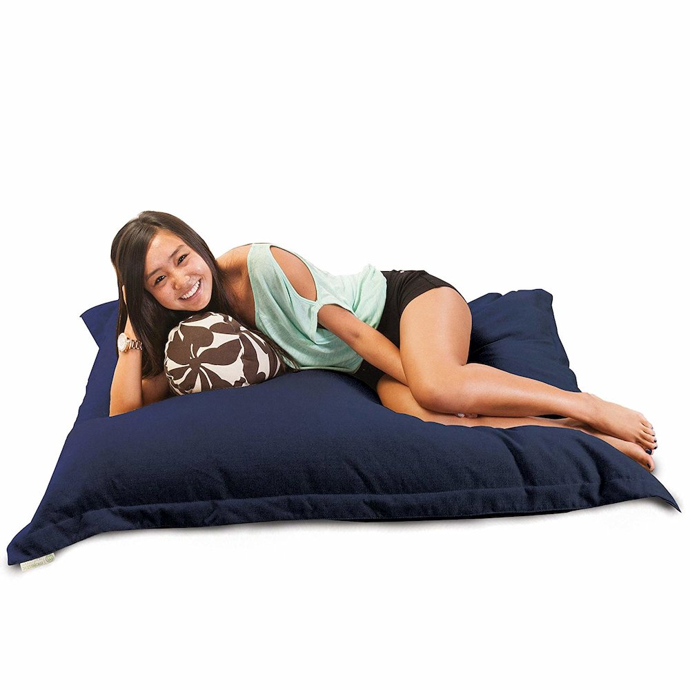 Majestic Home Goods Floor Pillow Villa Navy