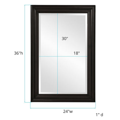 George Mirror - Glossy Black