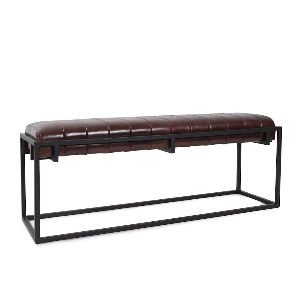 Brisbane Leather Bench