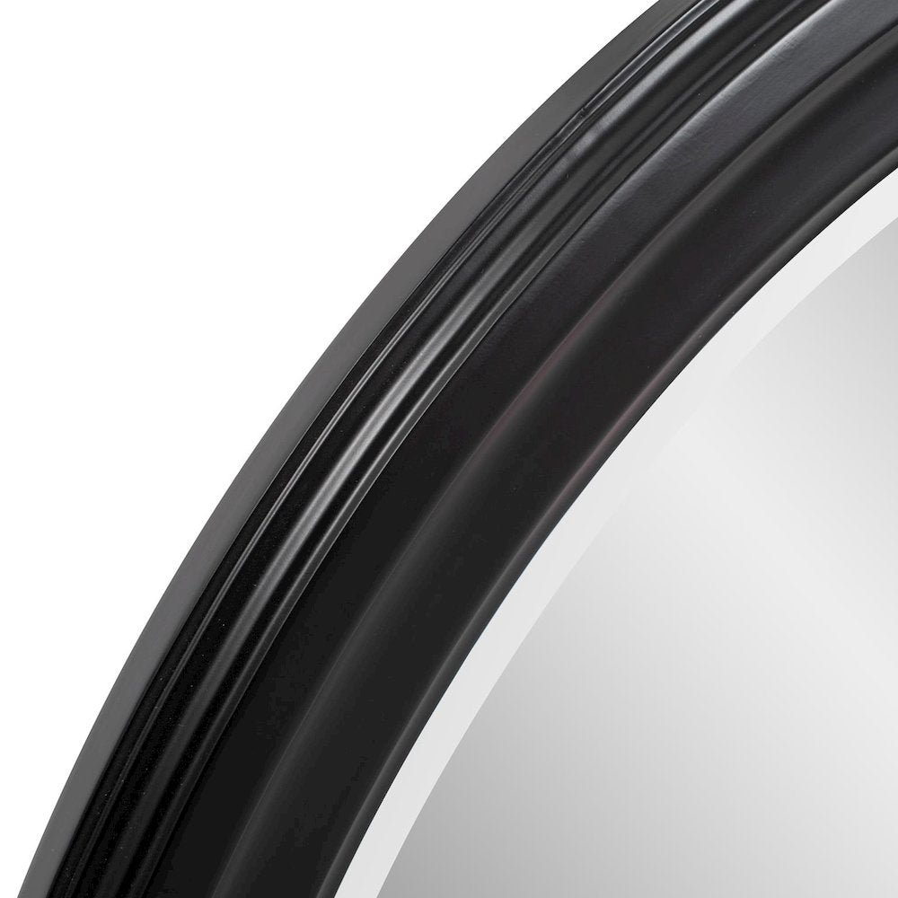 George Arched Mirror Black