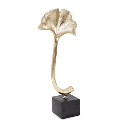 Gifu Golden Ginkgo Leaf Sculpture- Tall