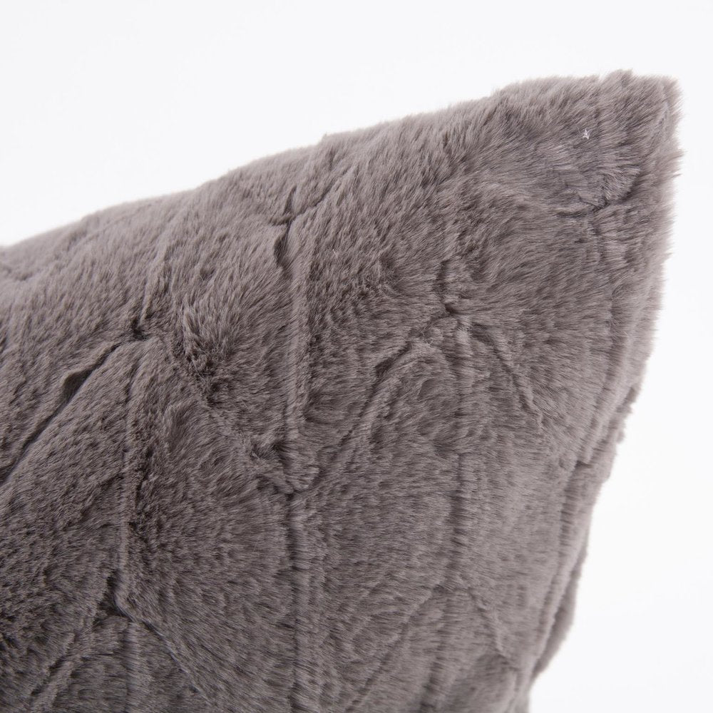 24 x 24 Angora Stone Pillow  - Poly Insert