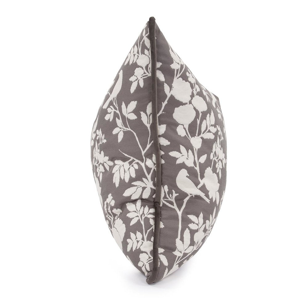 24 x 24 Pillow  Sparrow Charcoal - Down Insert