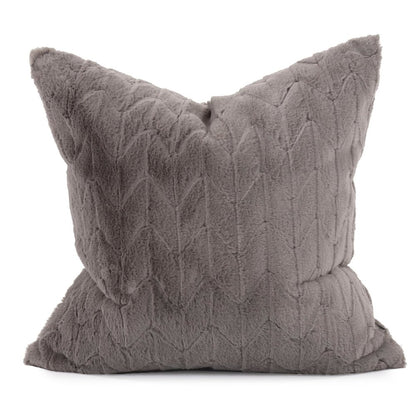 24 x 24 Angora Stone Pillow  - Poly Insert