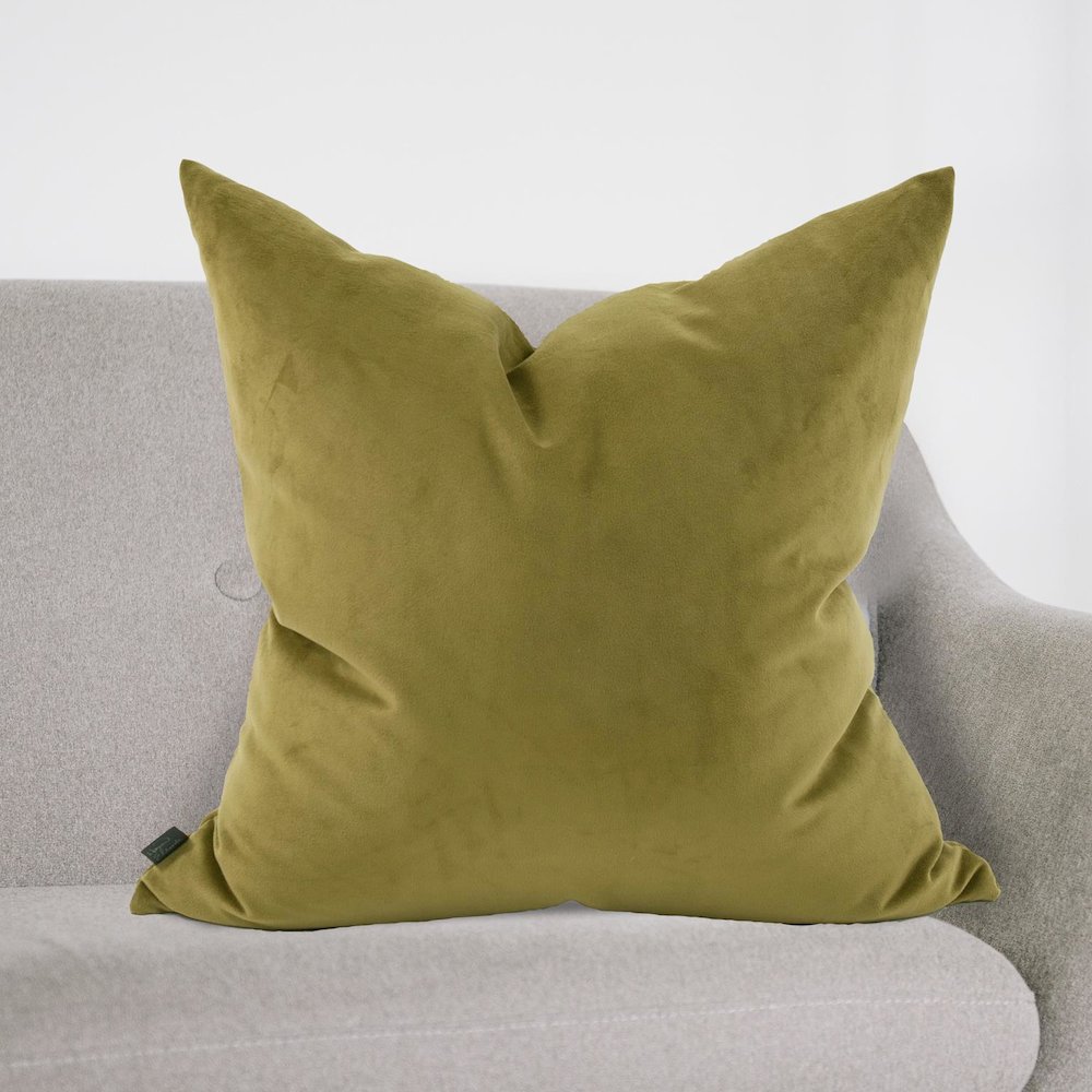 24 x 24 Bella Moss Pillow  - Down Insert