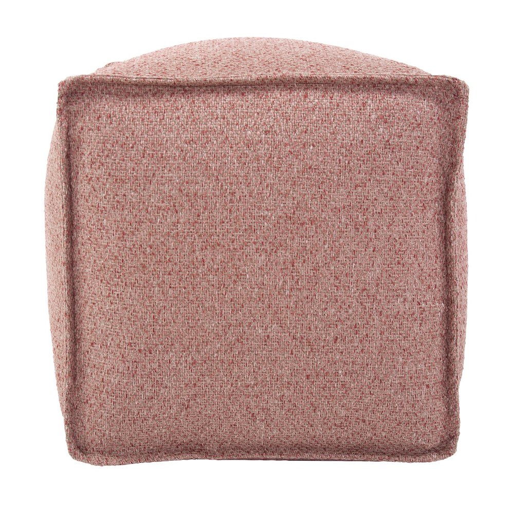 Square Pouf Panama Rose