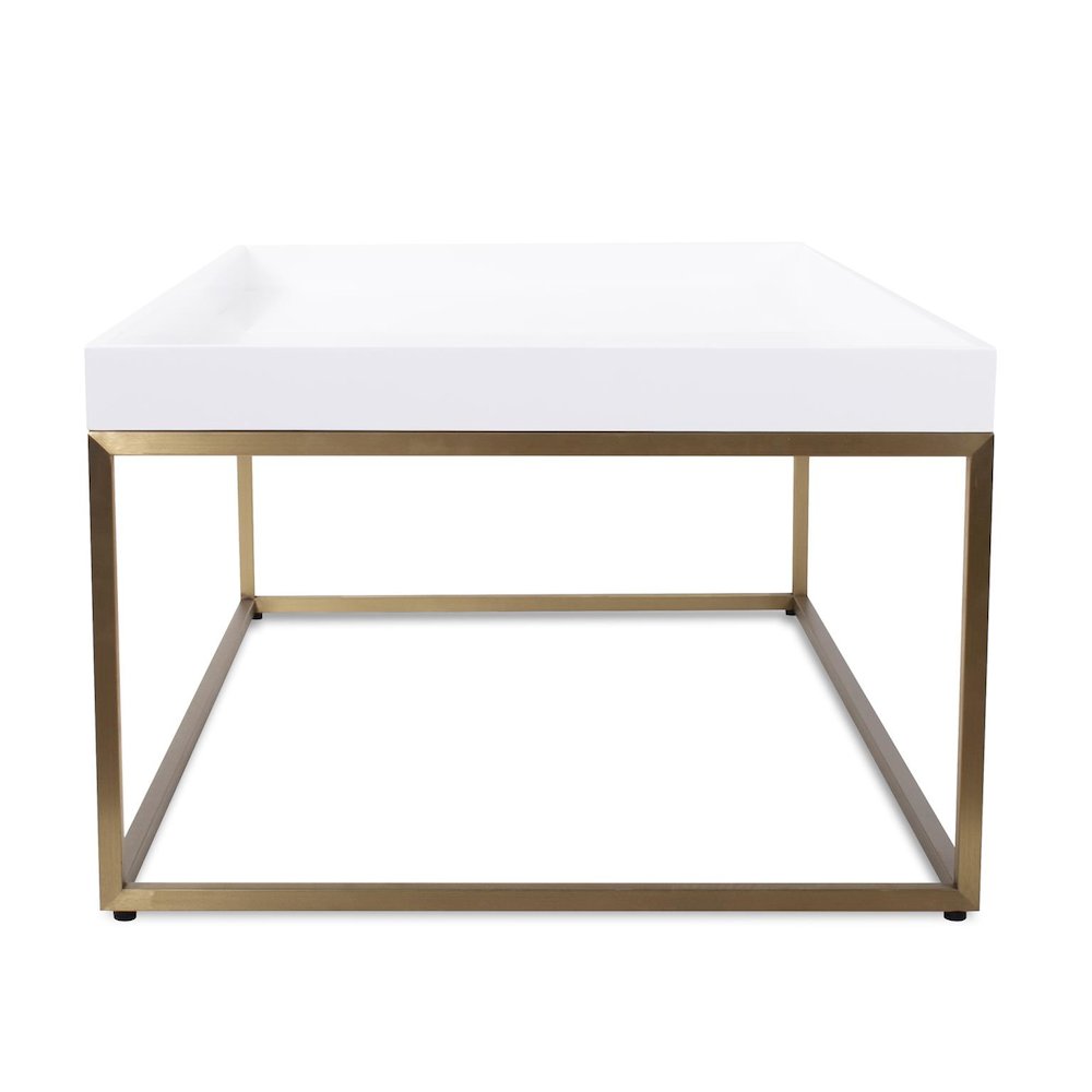 Lyndhurst White Lacquered Coffee Table