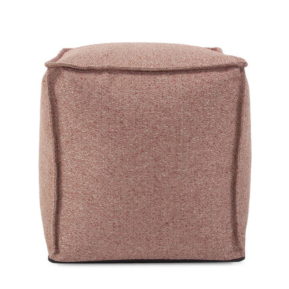 Square Pouf Panama Rose