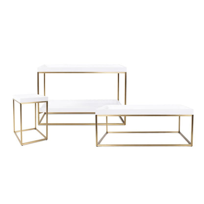Lyndhurst White Lacquered Coffee Table