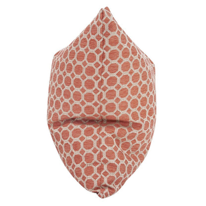 24 x 24 Pyth Coral Pillow  - Down Insert