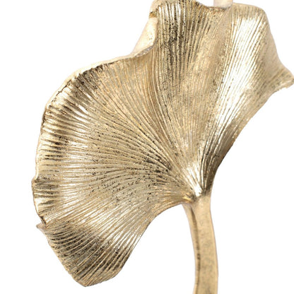 Gifu Golden Ginkgo Leaf Sculpture- Tall