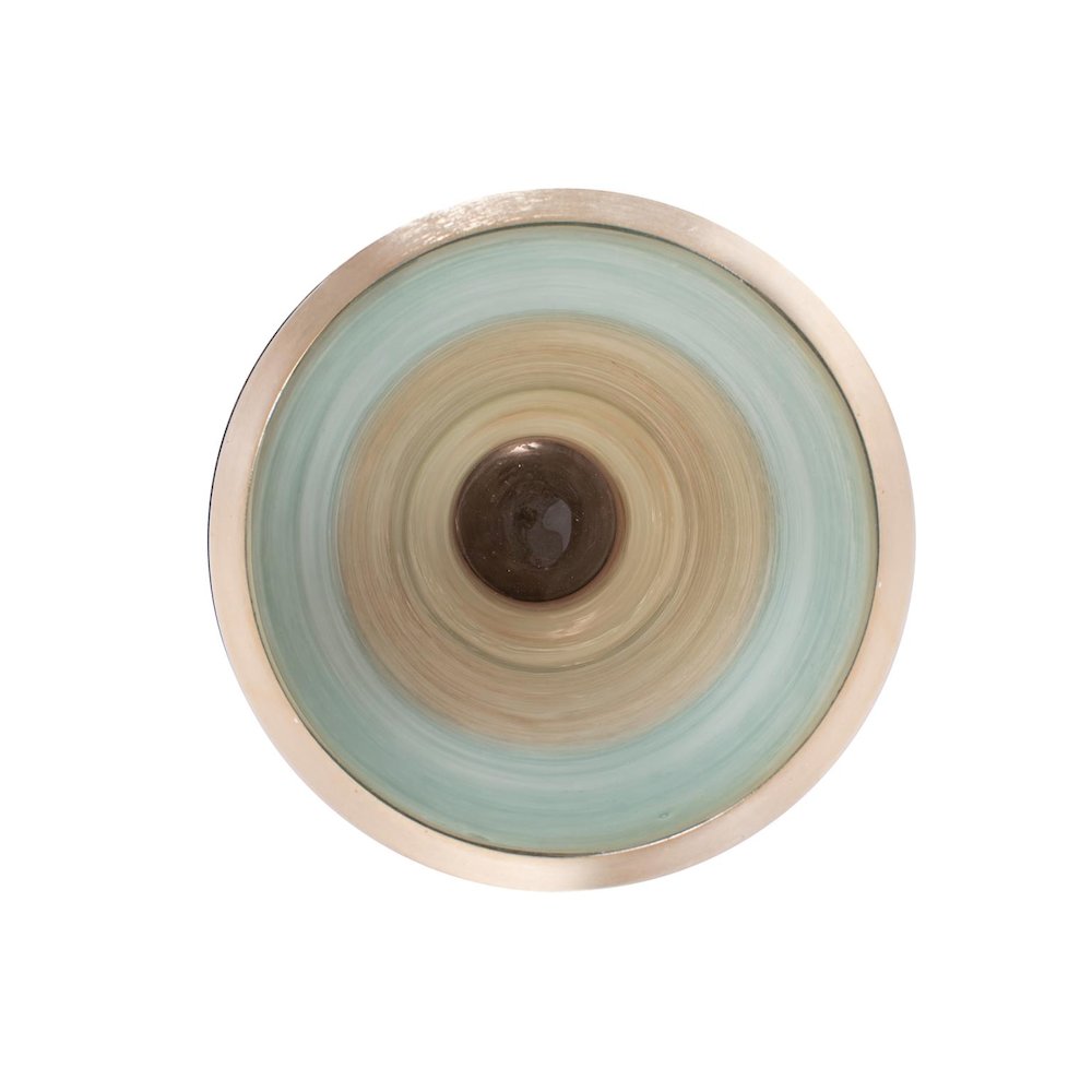 Capri Stripe Flared Glass Vase- Large