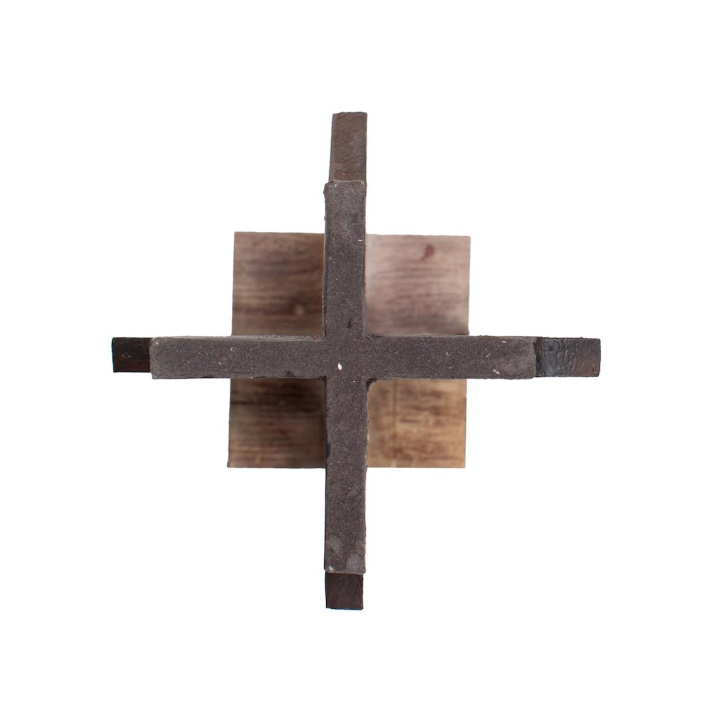 Cade Architectural Pillar Candle Holder- Short