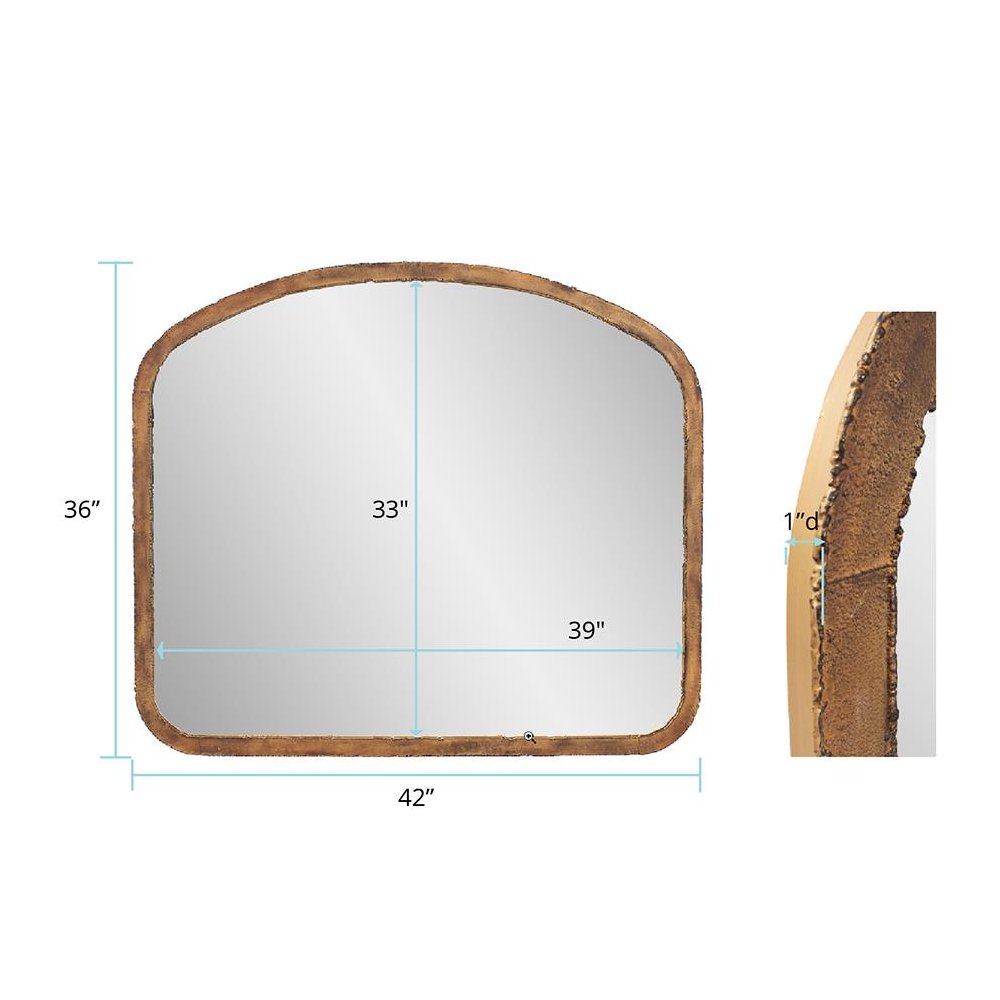 Marius Arched Mirror Gold