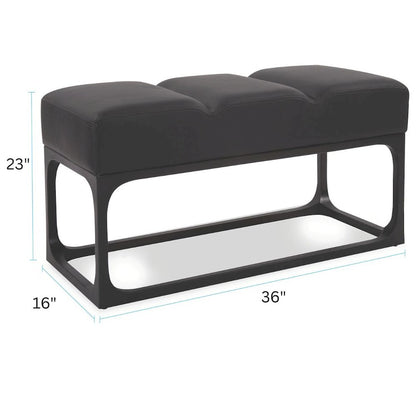 Roma Leather Bench