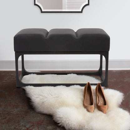 Roma Leather Bench