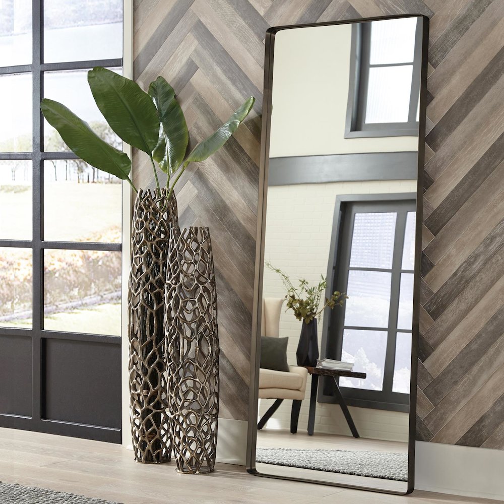 Steele Brass Oversize Mirror