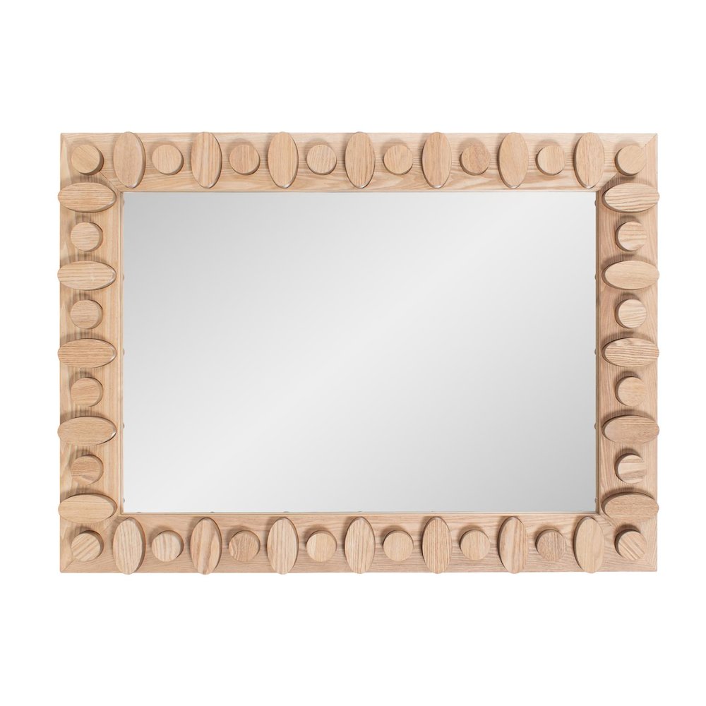 Robin Baron Winfield Wooden Rectangular Vanity Mirror