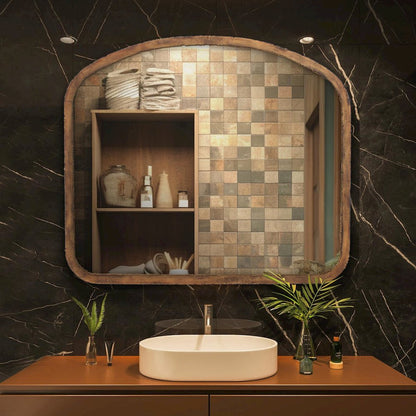 Marius Arched Mirror Gold