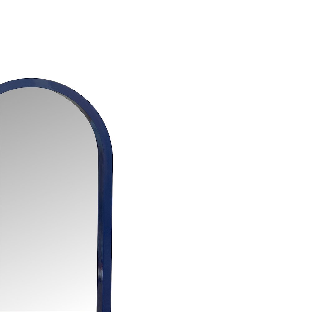 Osman Glossy Navy Blue Wall Mirror