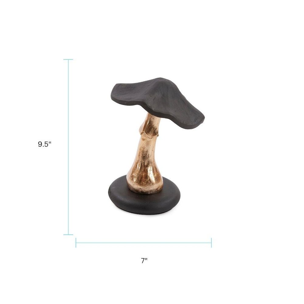 Magical Mushroom Aluminum Sculpture- Small