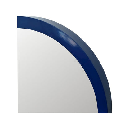Osman Glossy Navy Blue Wall Mirror
