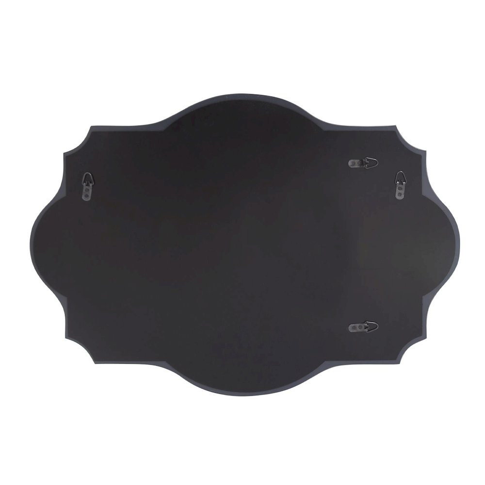 Frameless Scalloped Mirror Long
