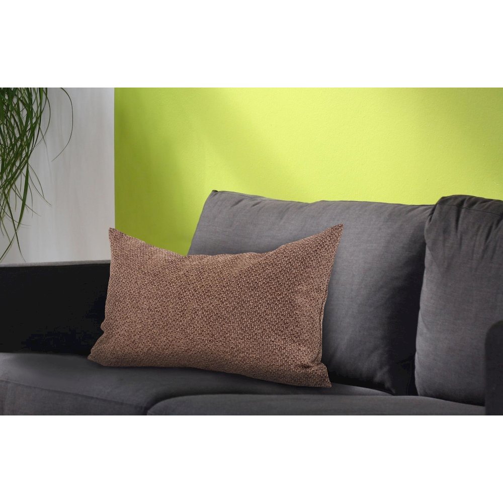 Pillow  14 x ?22 Panama Chocolate ?- Down Insert