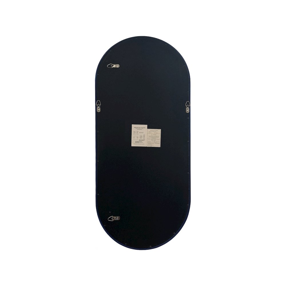 Osman Glossy Navy Blue Wall Mirror