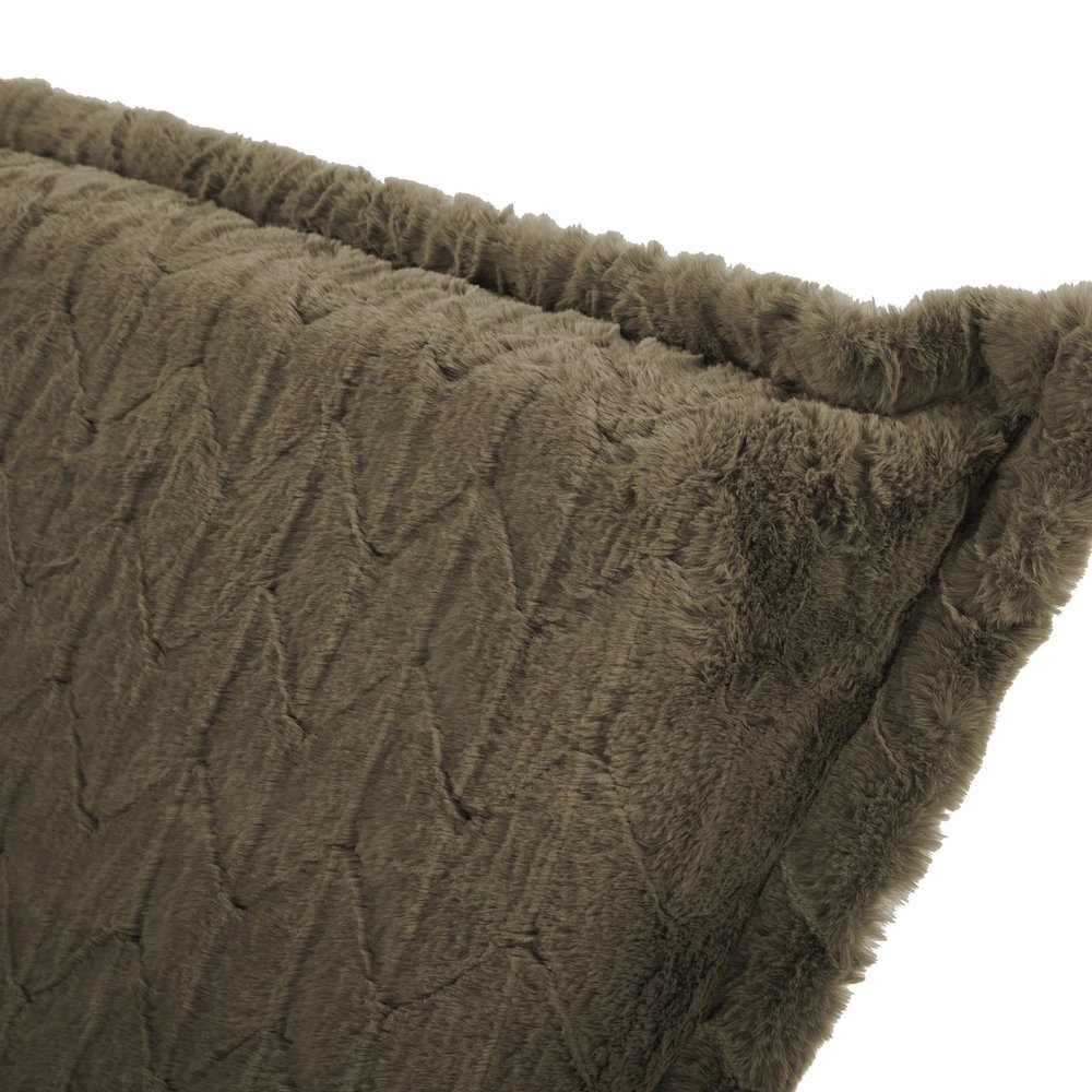 Scroll Puff Rocker Angora Moss