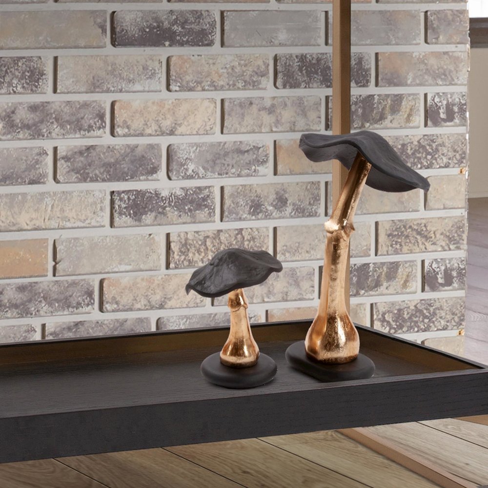 Magical Mushroom Aluminum Sculpture- Small